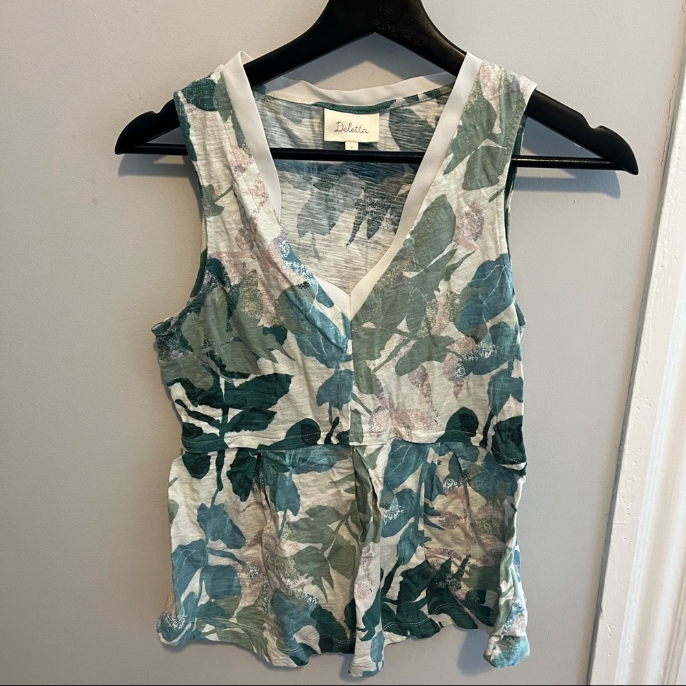 Anthropologie Peplum Tank